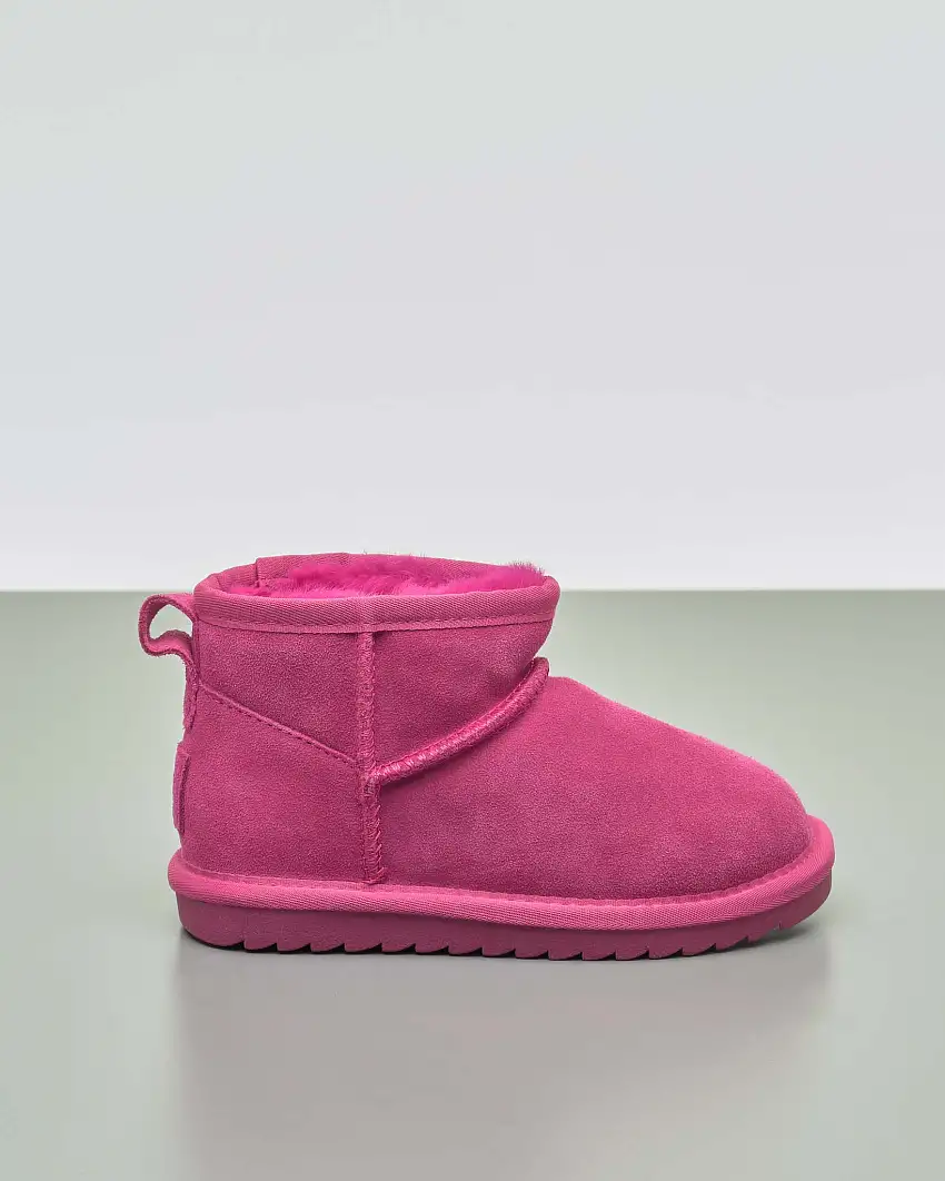 Stivaletto Colors of california fucsia in pelle scamosciata