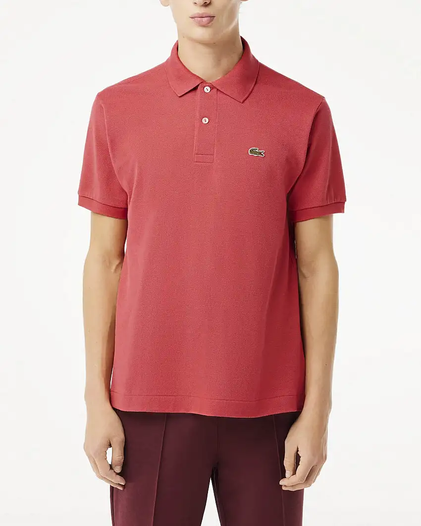 Polo corallo classic fit L.12.12 in petit piqué