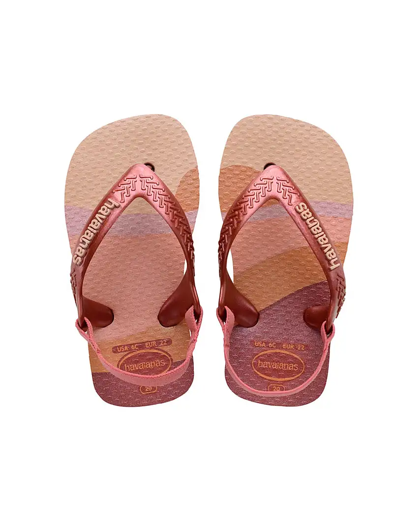 Havaianas Baby Mini Me rosa sfumato con elastico