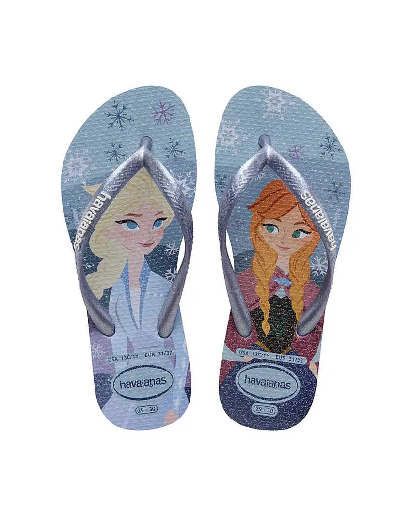 Havaianas Kids Slim Princess Frozen azzure