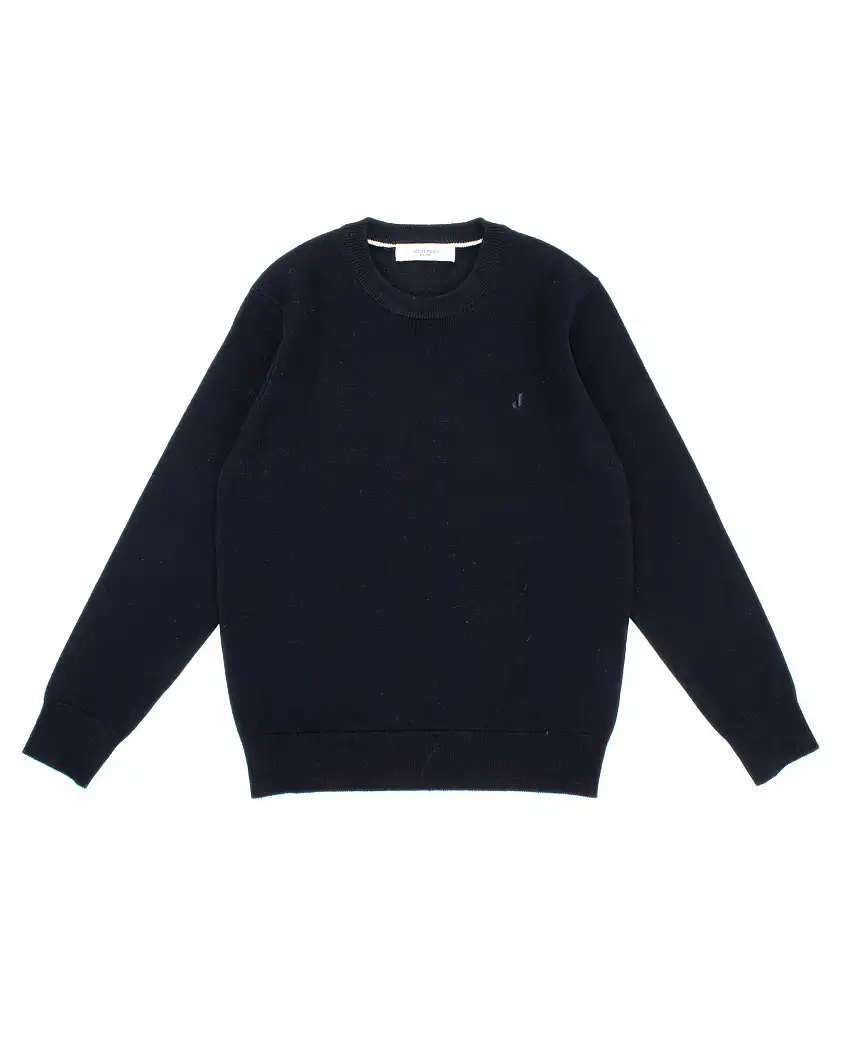 Maglia Jeckerson blu in lana e cotone