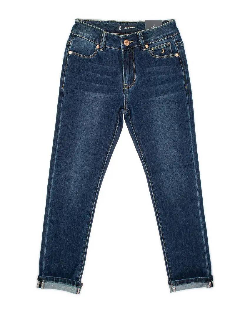 Jeans Jeckerson slim in misto cotone stretch a lavaggio scuro