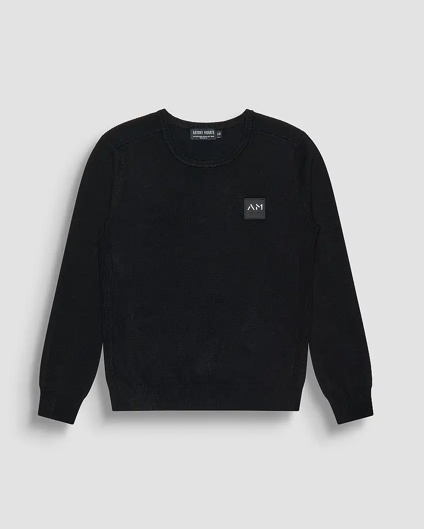 Maglia Antony Morato nera in misto viscosa stretch