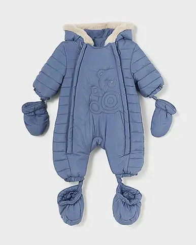 Tuta orsetto Mayoral imbottita avio con cappuccio