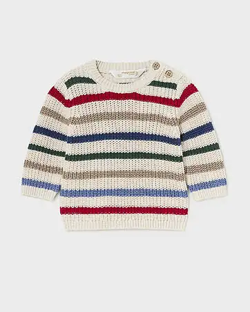 Maglia Mayoral a righe multicolor in cotone tricot