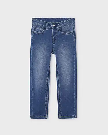 Jeans regular a lavaggio chiaro stone washed