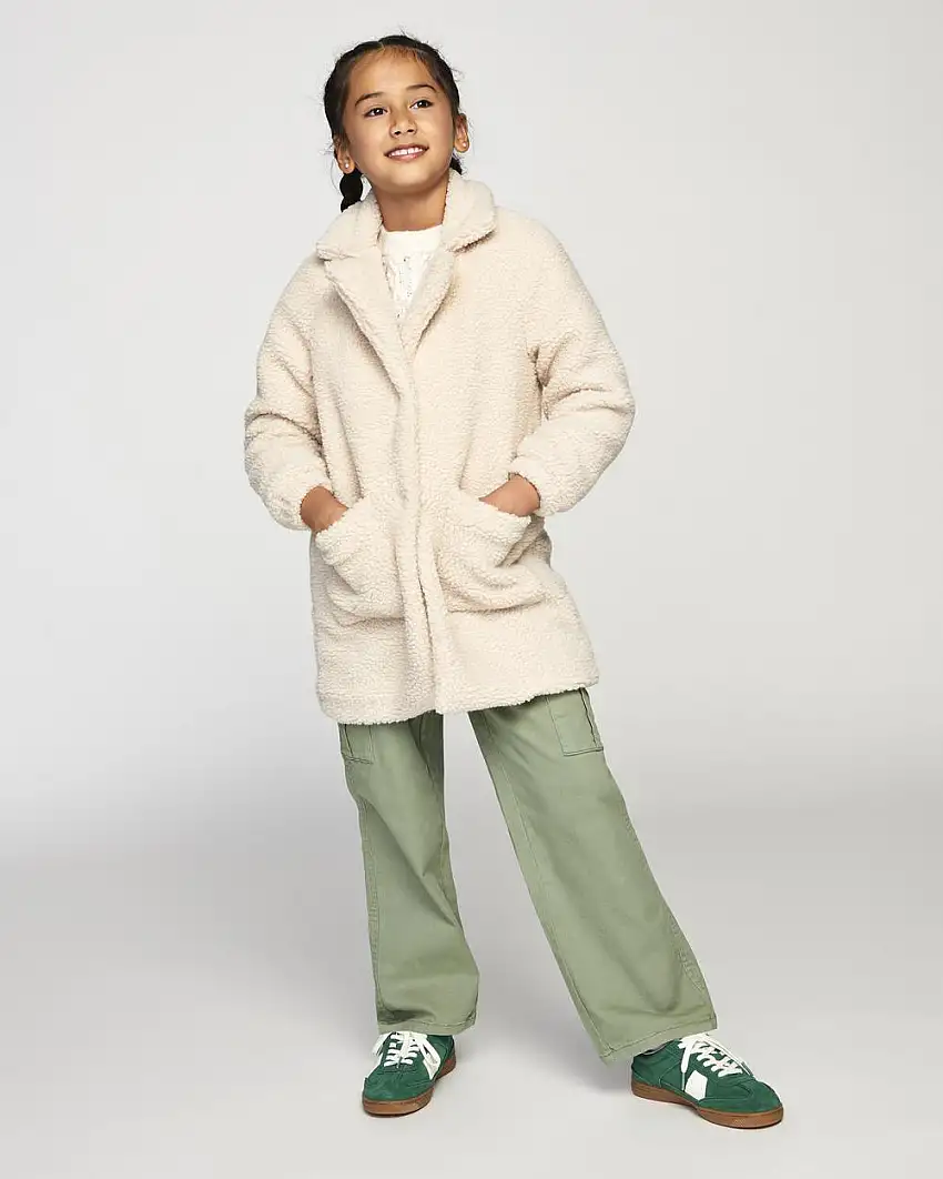 Cappotto Kids Only teddy sabbia