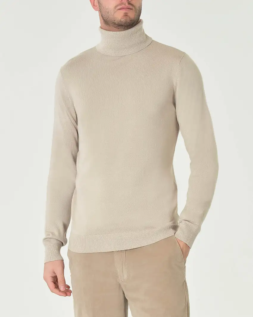 Dolcevita Paul Baker beige tinta unita