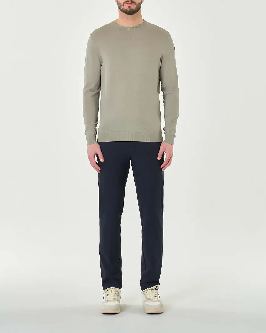 Pantalone Chino Revo blu in tessuto tecnico stretch