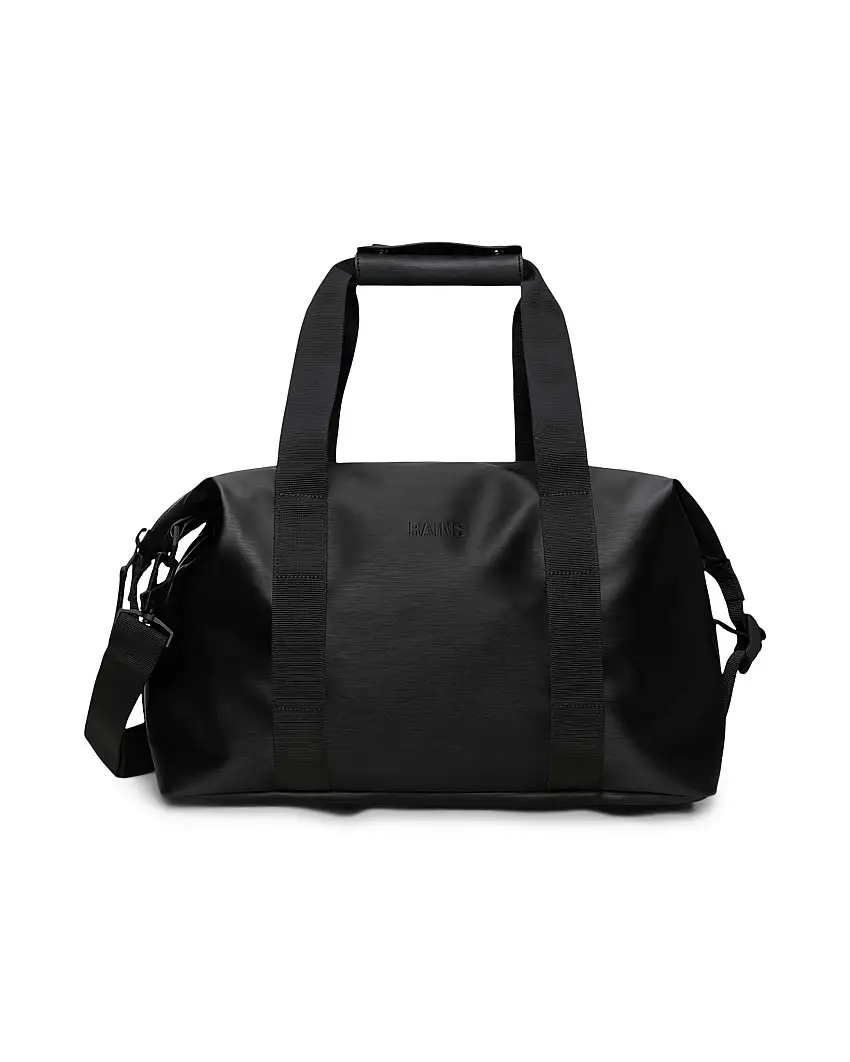 Borsa Weekend small grigio nera con doppio manico e tracolla rimovibile