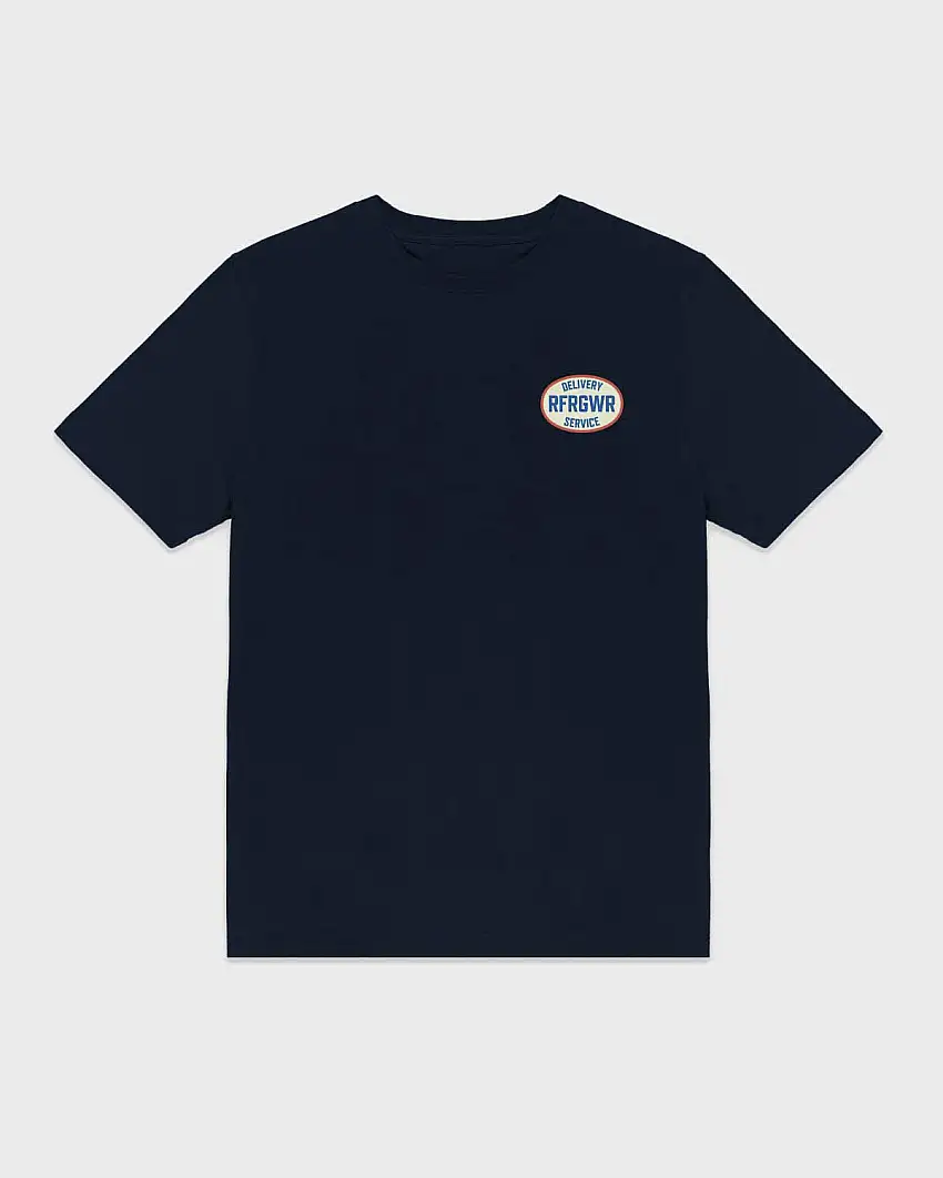 T-shirt mezza manica blu con logo RefrigiWear® Delivery Service