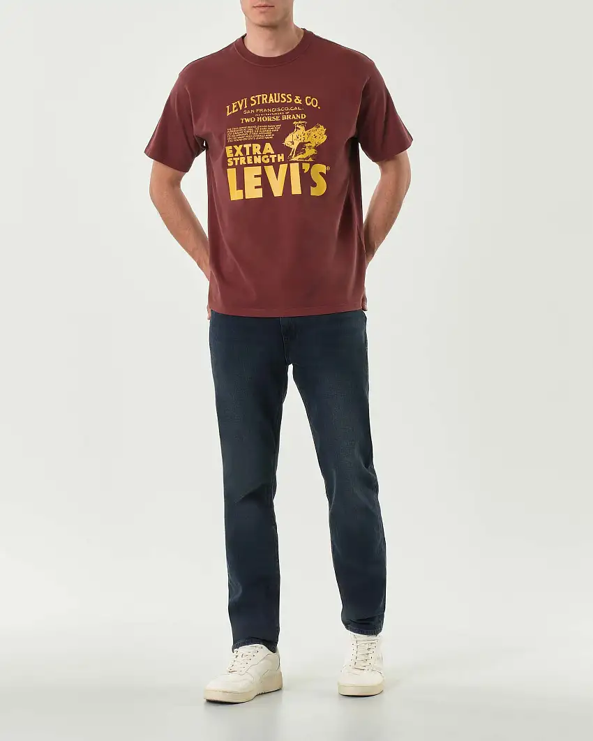 Jeans Levi's 502 tapered-fit lavaggio blu-black stone washed