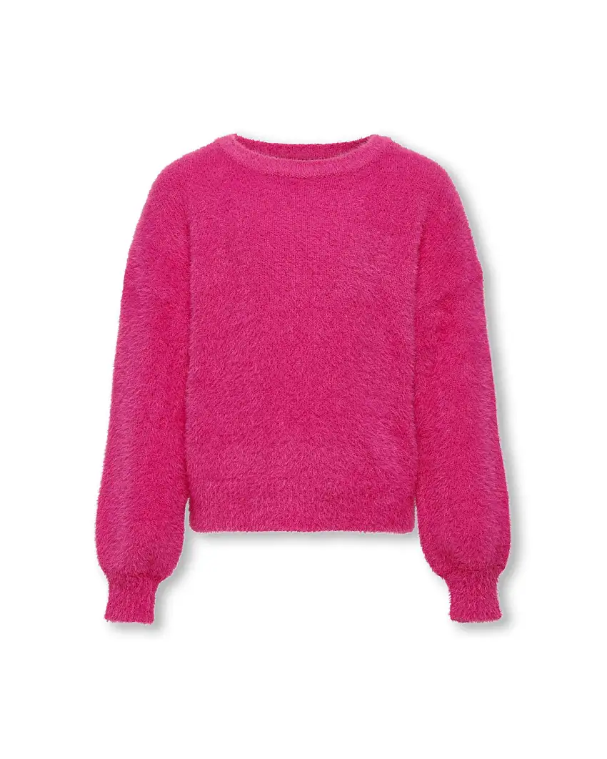 Maglia fucsia pelosetta con manica raglan 8-14 anni
