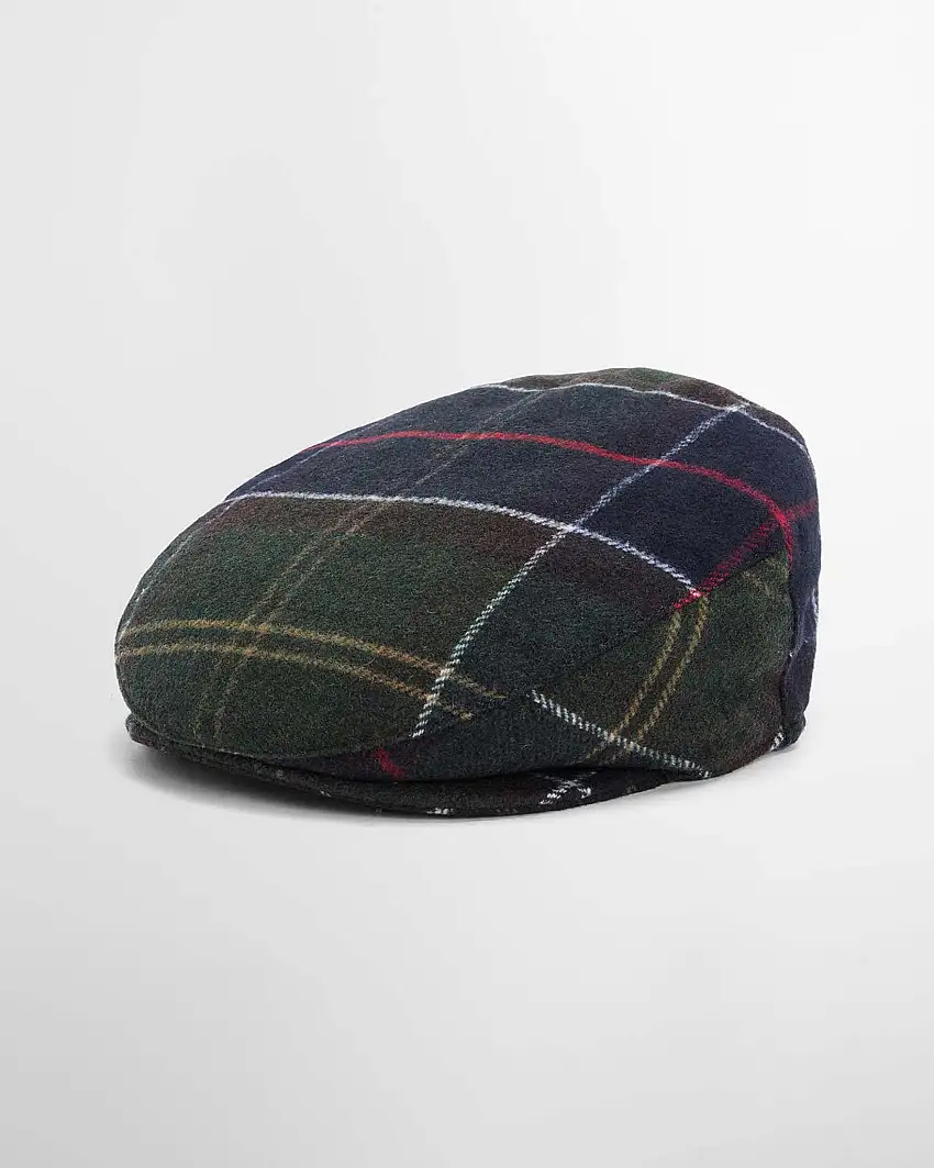 Coppola Barbour verde a fantasia tartan in misto lana