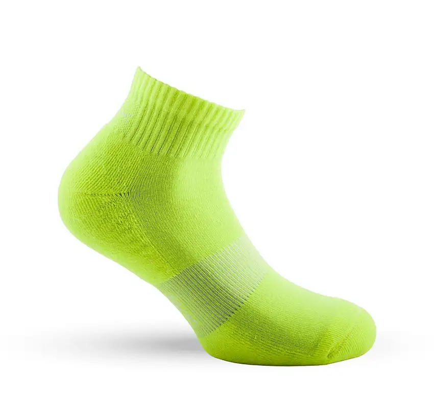 Pdx Fit Socks Fluorescent Yellow