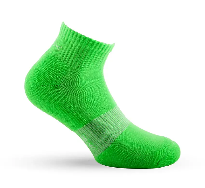 Pdx Fit Socks Fluorescent Green