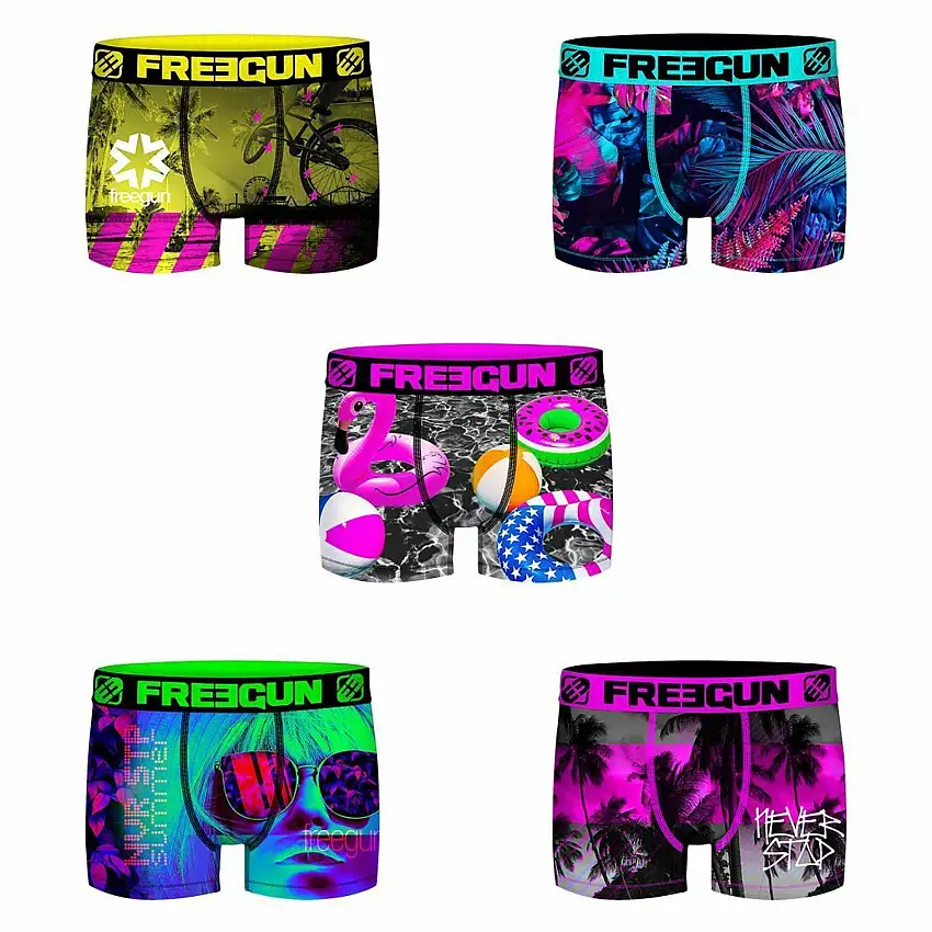 Boxer Freegun Fluo Summer (x5)