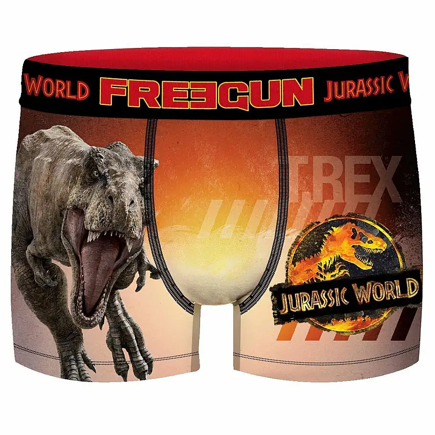 Boxer in microfibra Freegun Jurassic World Tyranosaur