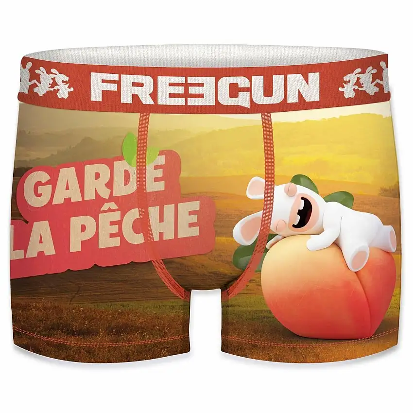 Boxer Freegun Lapins Crétins Pêche