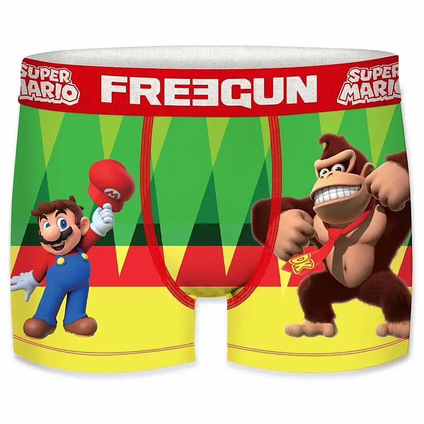 Boxer per bambini Freegun Super Mario Bros Donkey Kong