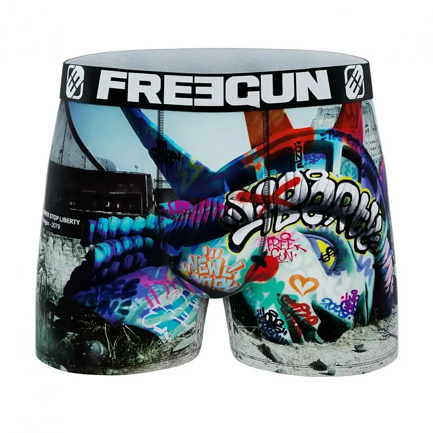 Boxer per bambini Freegun Street Art Statue of Liberty