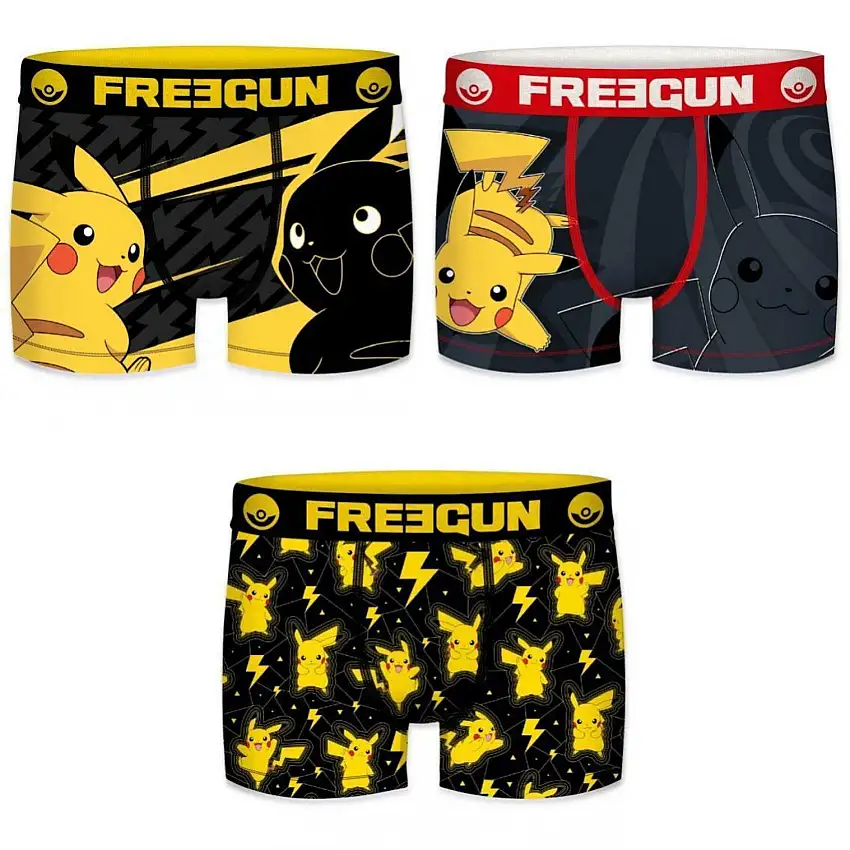 Boxer per bambini Freegun Pokémon (x3)