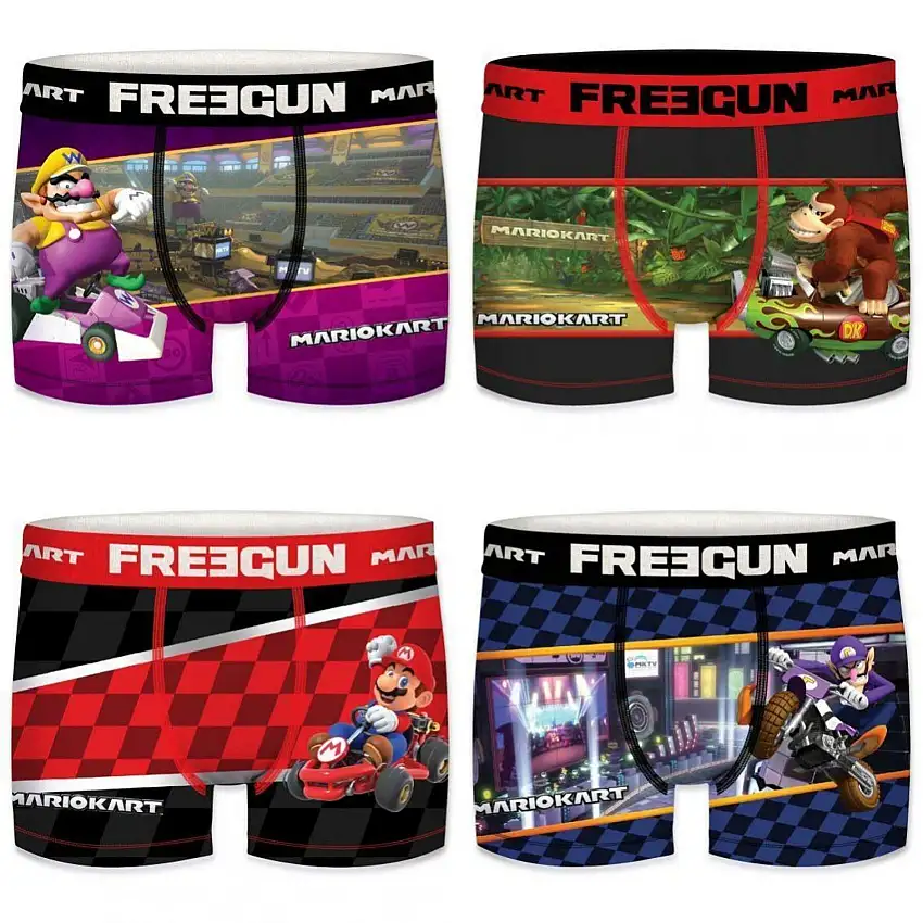 Boxer Freegun Mario Kart (x4)