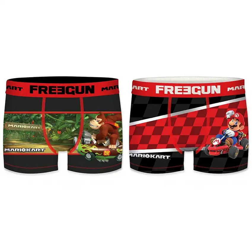 Boxer per bambini Freegun Mario Kart (x2)
