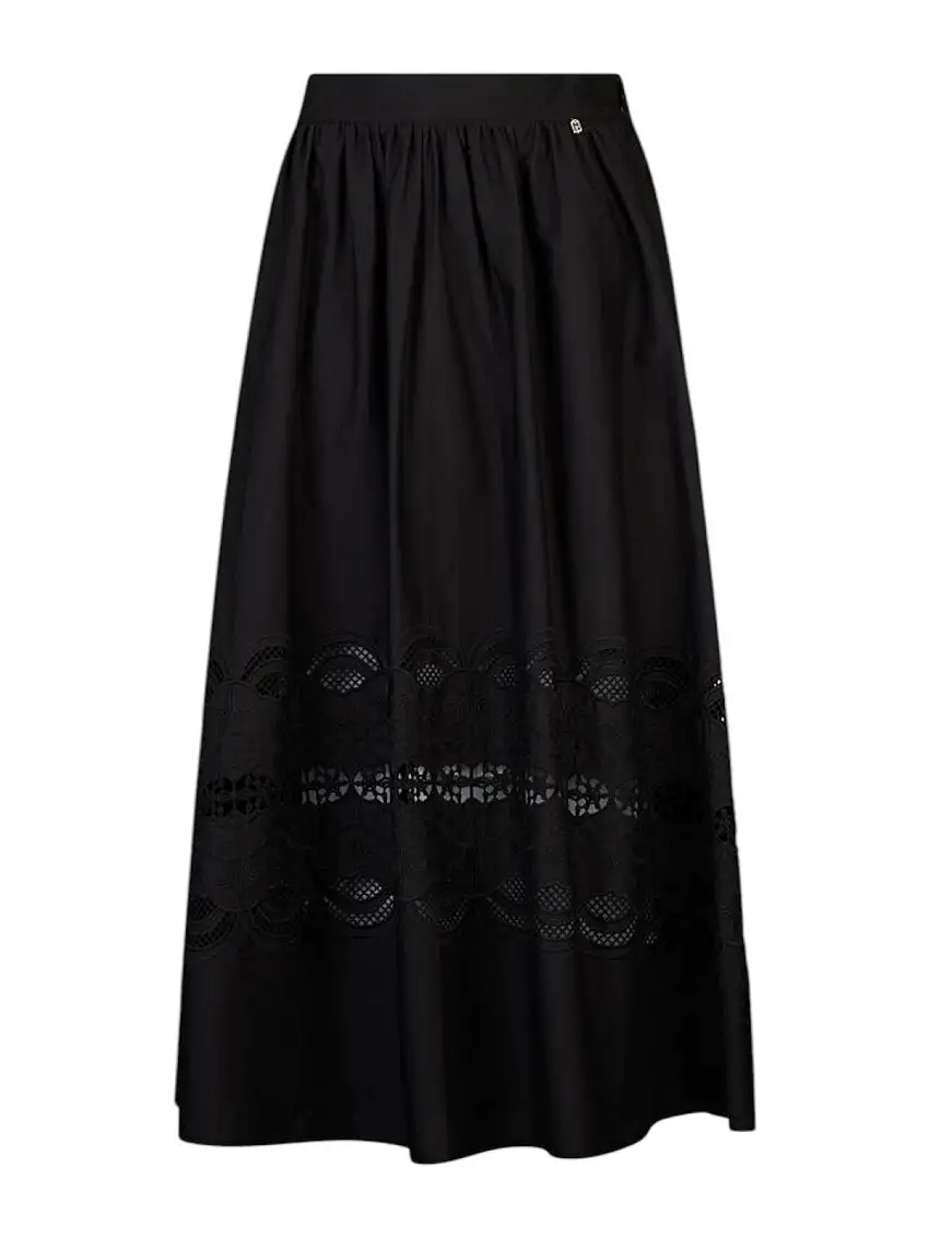 LIU JO WHITE Women's Skirt WA5258T4853 22222 Black