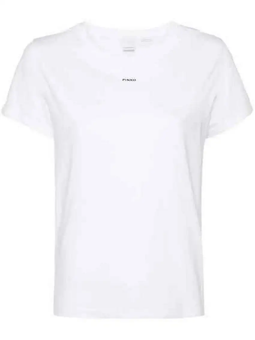 Pinko Women's T-Shirt - Basic T-Shirt - White