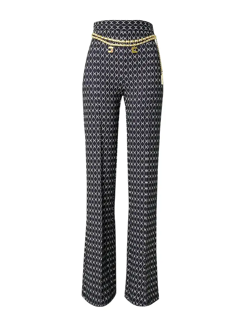 ELISABETTA FRANCHI Women's Trousers PAS3546E2 685 Black