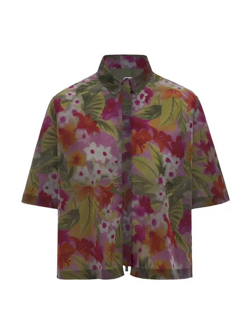 K-WAY Women's Shirt LIZET PRINT K2148DW AZL Green