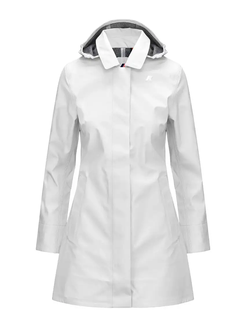 K-WAY Women's Mathy Bonded Jersey Jacket K7127JW 001 White