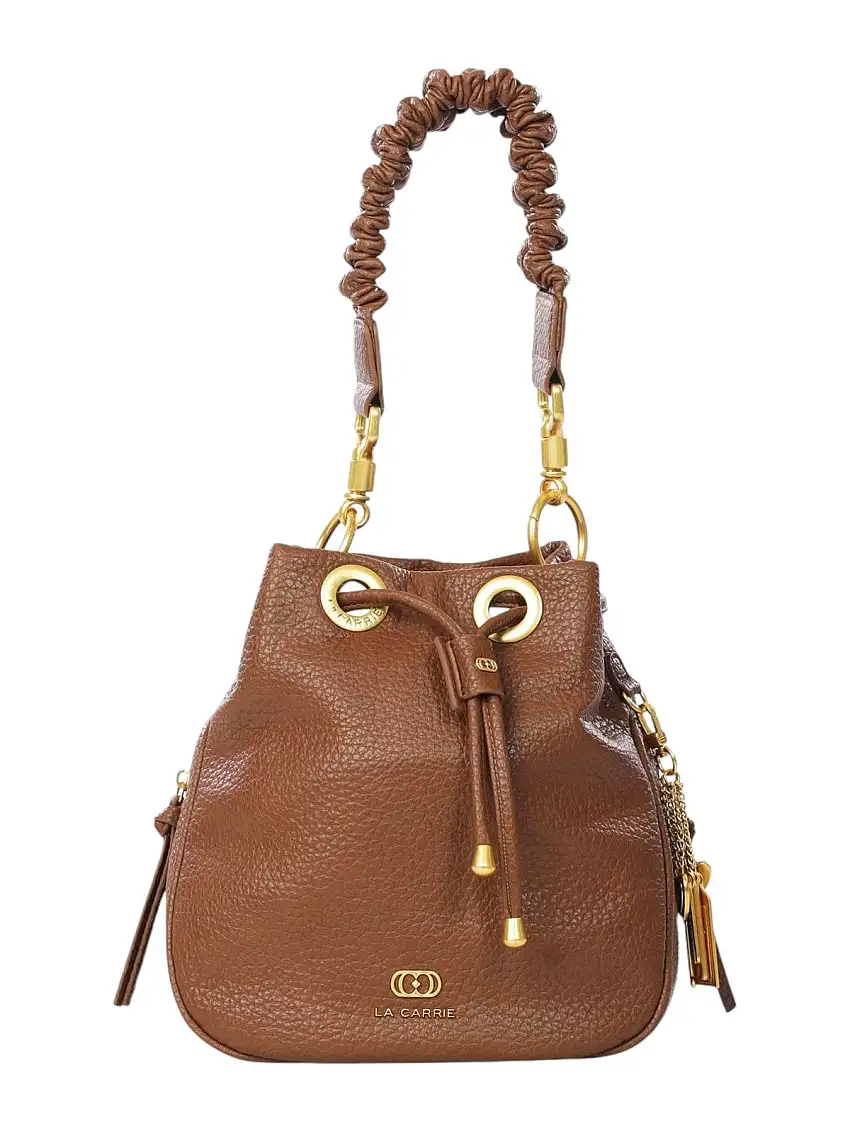 LA CARRIE Women's Bag 142M-EC-141-TBS CUO Brown