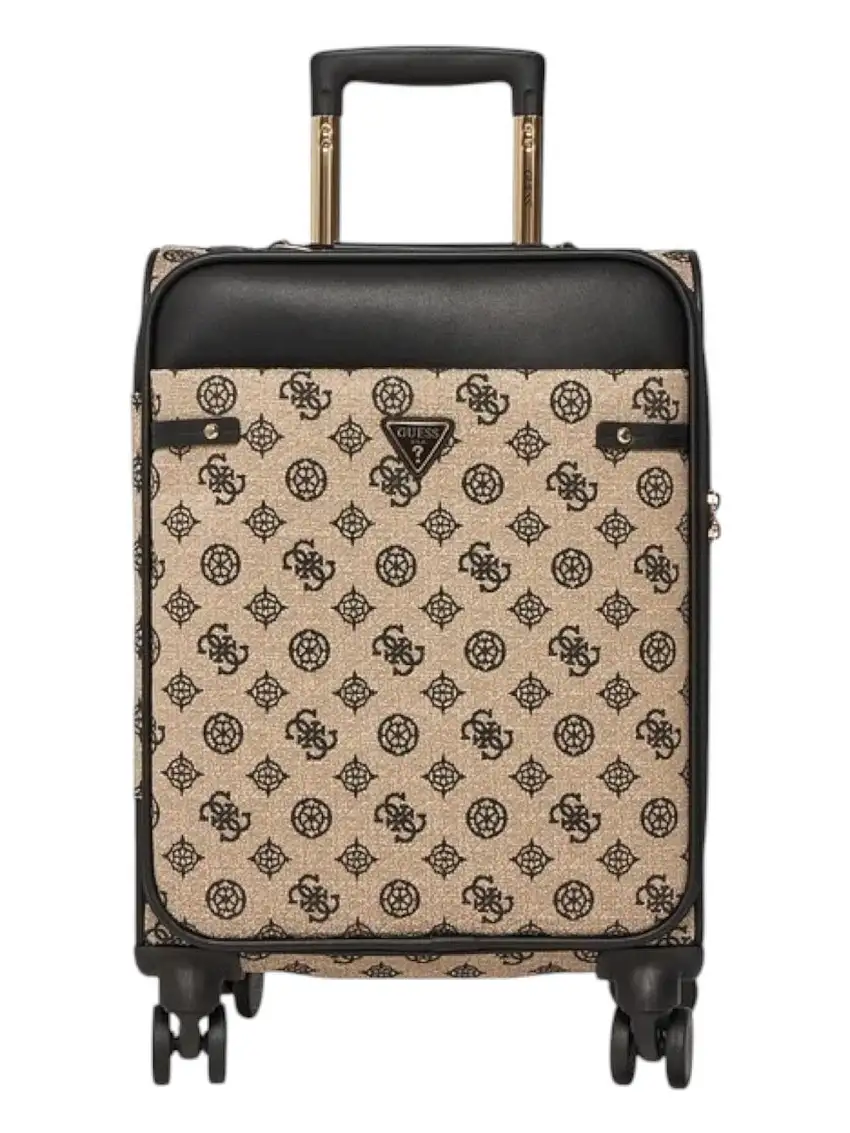 GUESS Women's Suitcase and Trolley BEYZA 18 IN 8-WHEELER TWLP96 27983 BLO Black