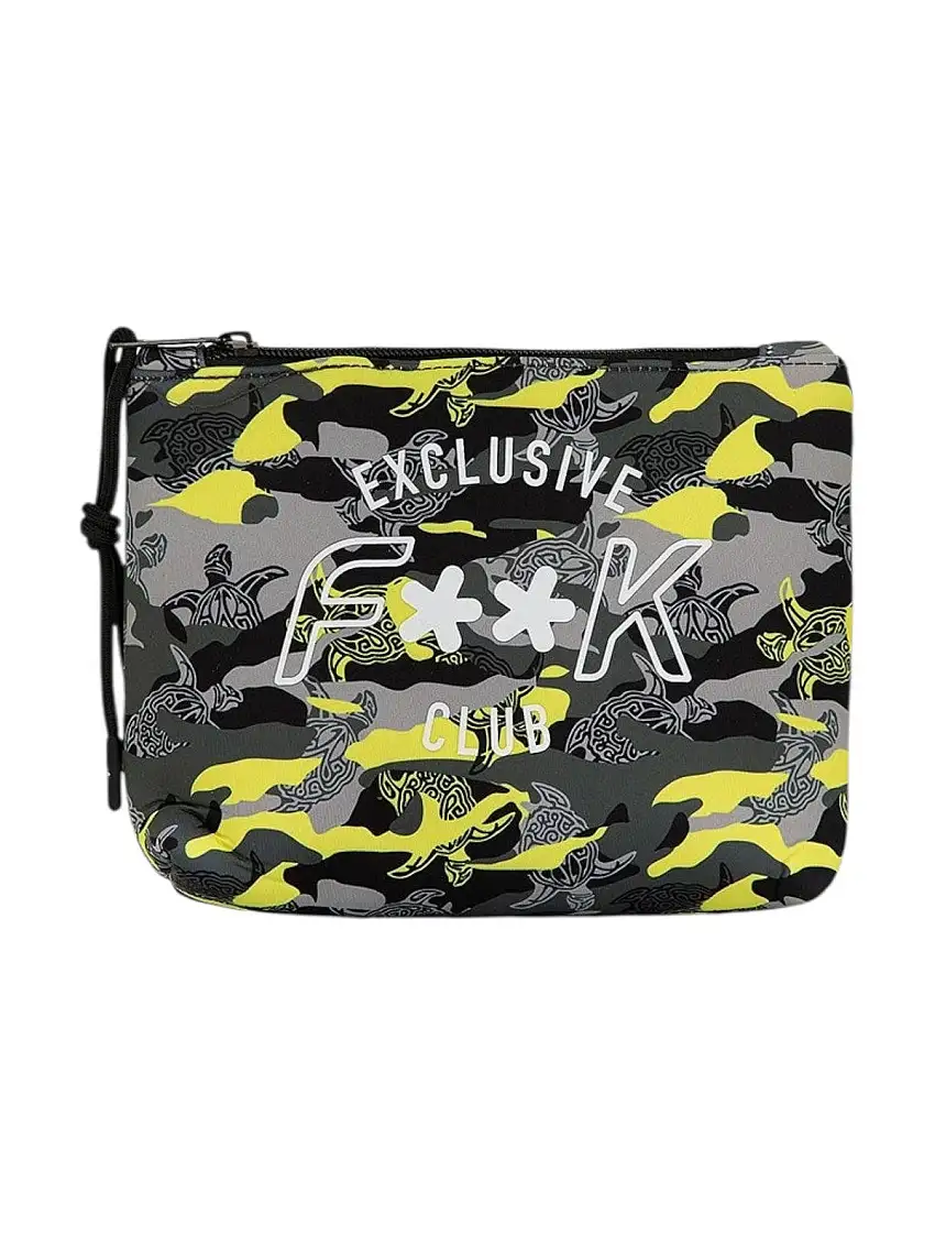 F**K Men's Clutch Bag FA25-M05AA80X07 Grey