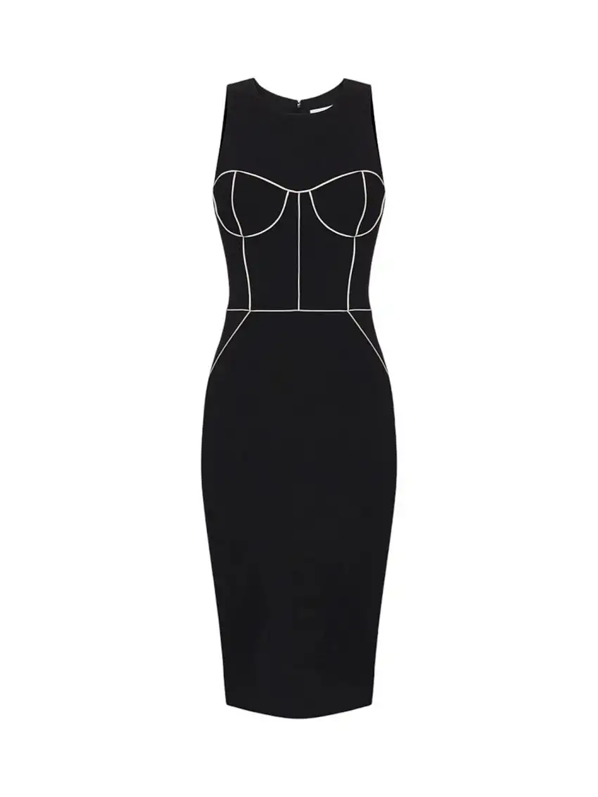 ELISABETTA FRANCHI Women's Dress AB72451E2-685 Black