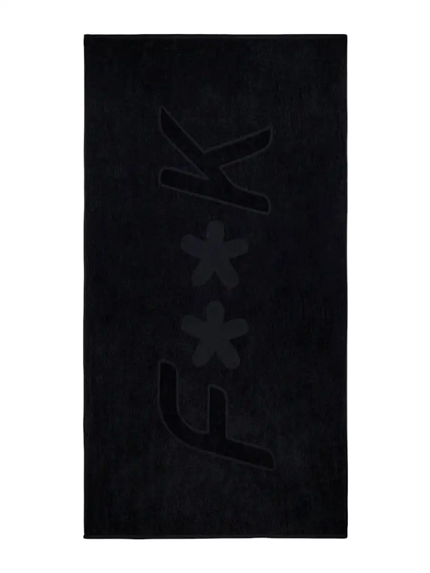 F**K Men's Beach Towel FK24-A270BK Black