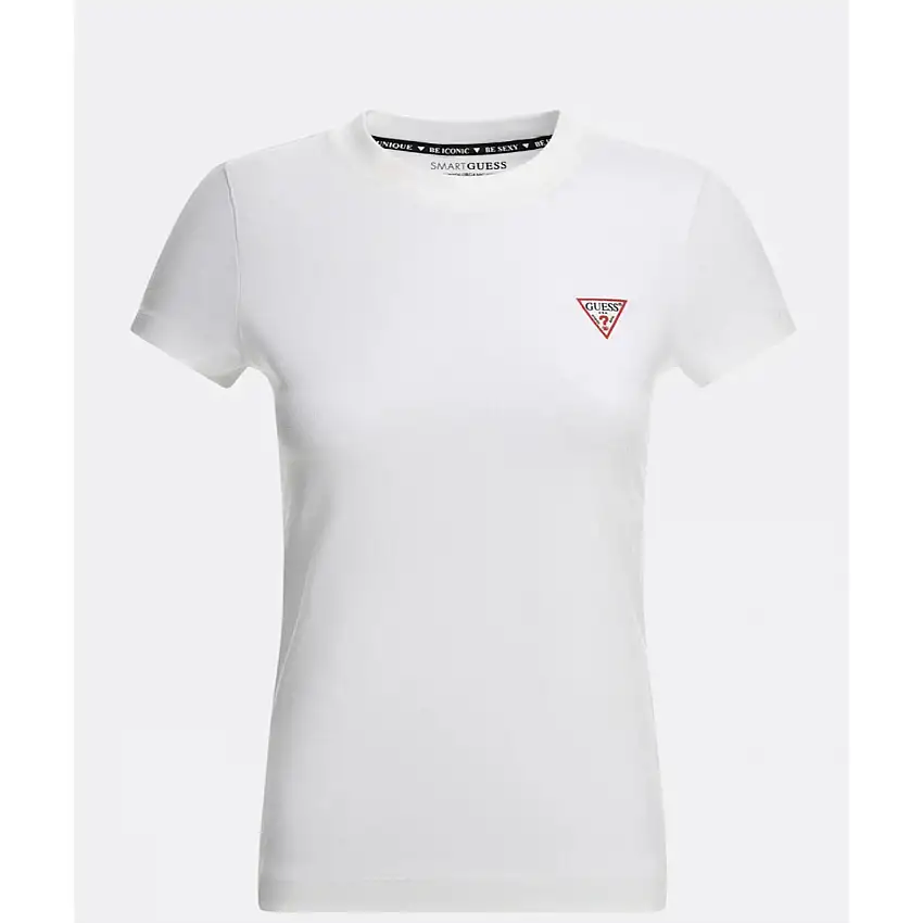 T-shirt da donna Guess Logo Mini Triangle