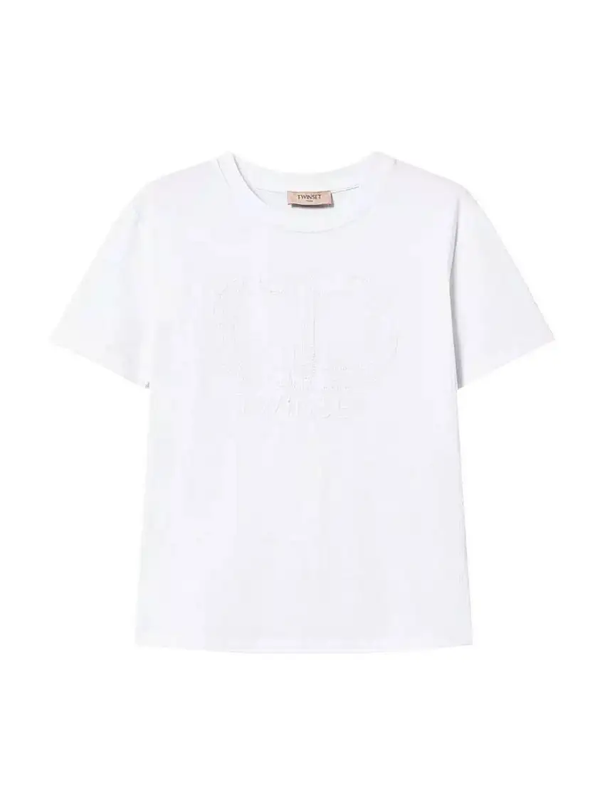 TWINSET Women's T-shirt 251TP2072 00001 White