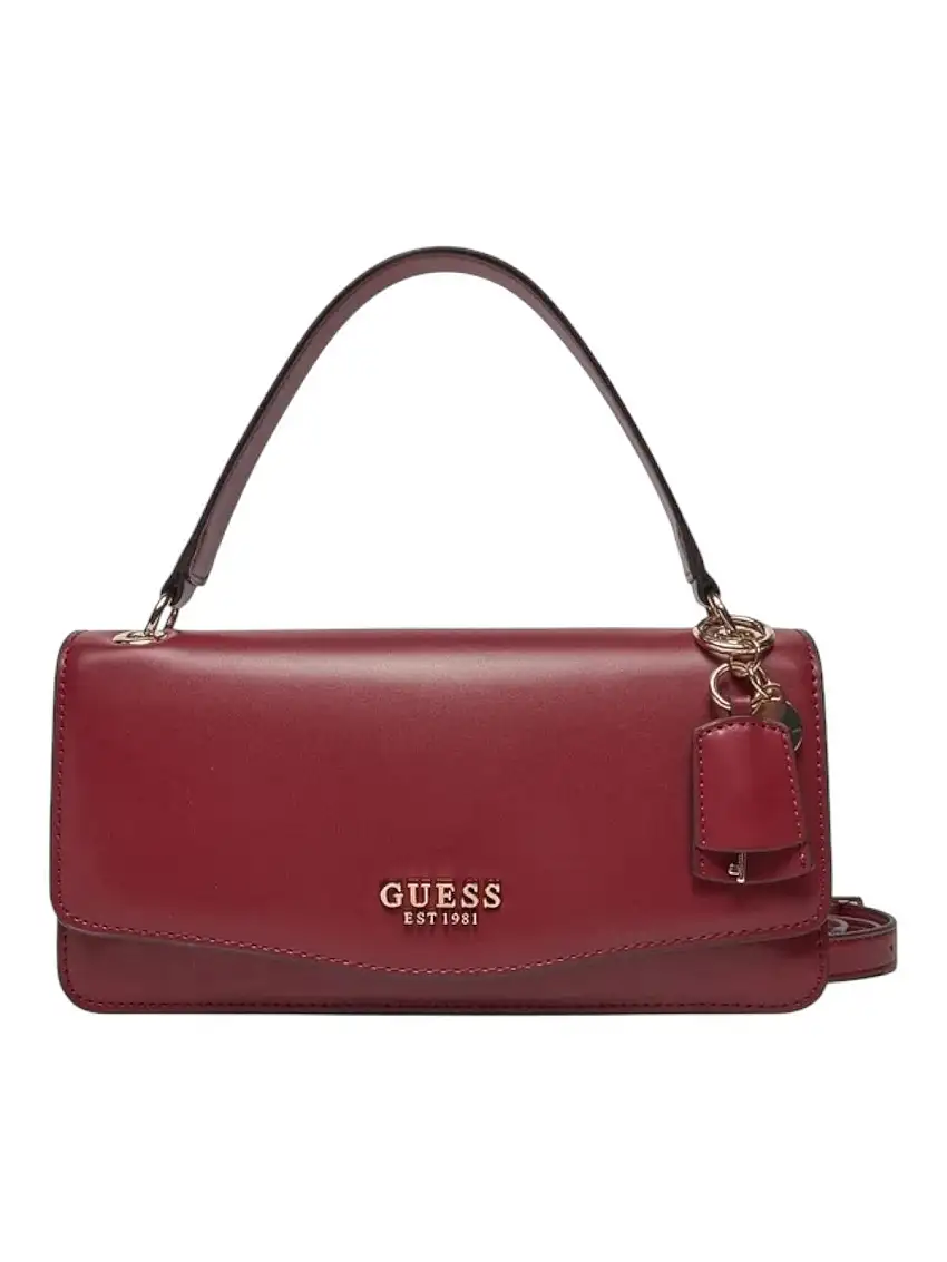 GUESS Women's Bag ECO EVAINE TOP HANDLE FLAP HWEVG9 53520 RED Red