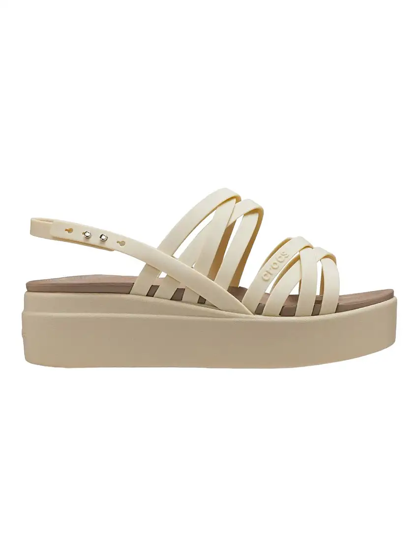 CROCS Women's Brooklyn strappy low sandal 206751 2Y2 Beige