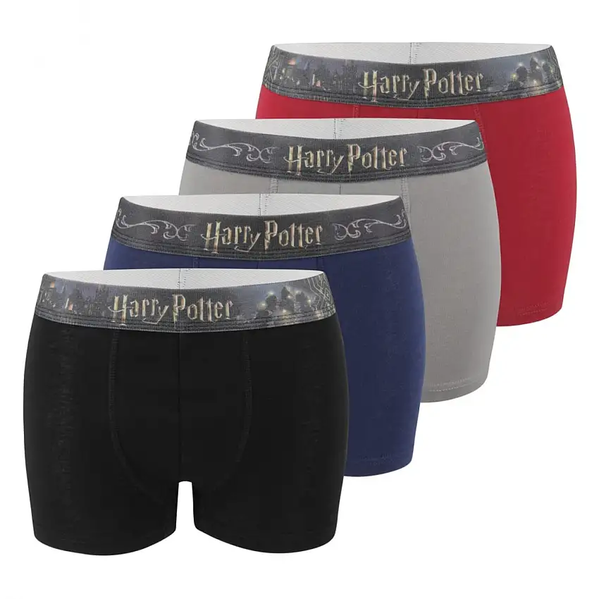 Boxer per bambini Harry Potter Uni (x4)