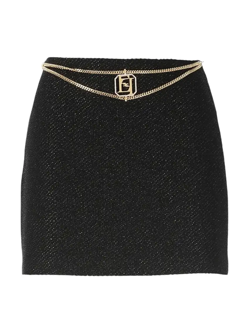 ELISABETTA FRANCHI Women's Skirt GO06747E2 110 Black