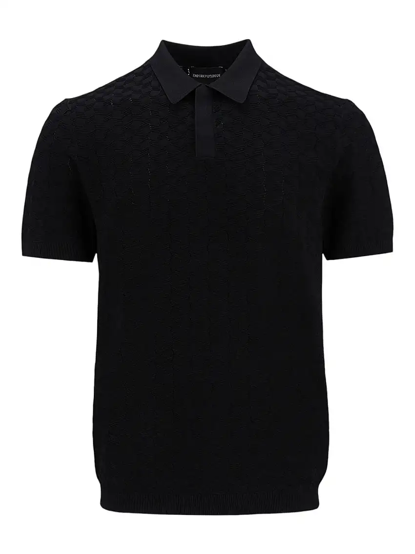 EMPORIO ARMANI Men's Polo Shirt EM001570 AF14853 FC072 Black