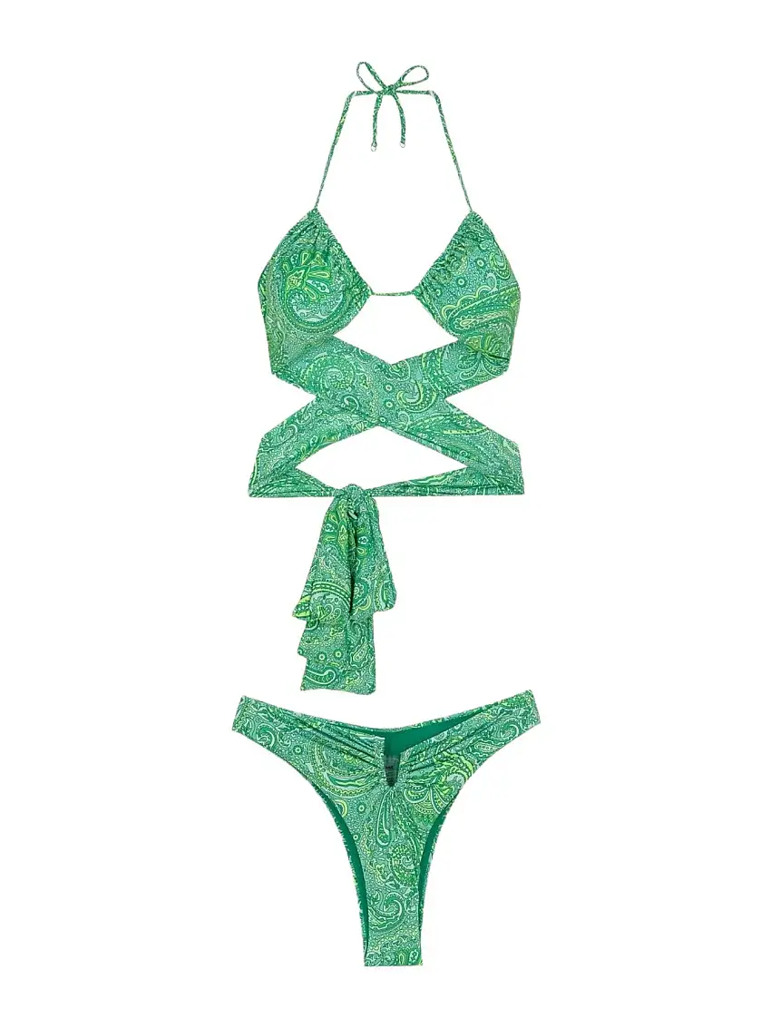 F**K Women's Swimsuit FK24-0700X12 Green