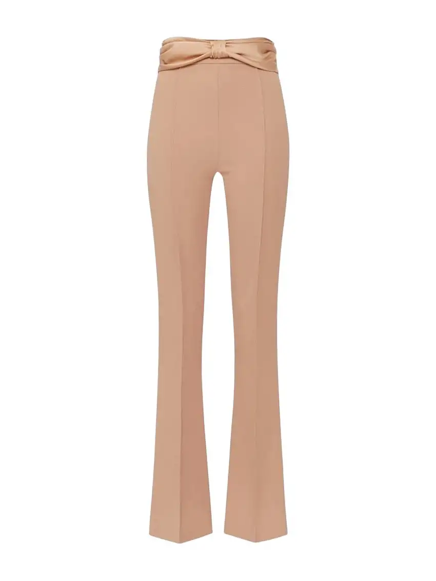 ELISABETTA FRANCHI Women's Trousers PA08551E2-283 Beige