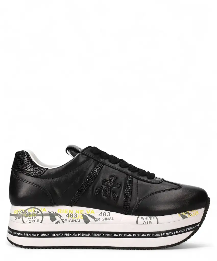 Sneakers Nere Platform Premiata Beth 7107