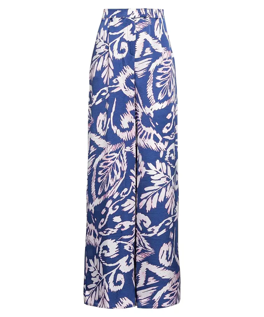 Pantaloni Floreali Vita Alta - Ampi e Comfort Fit