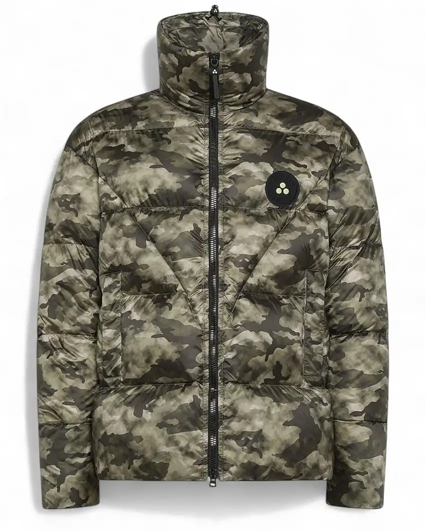 Giacca Puffer Camuflata Sostenibile Plurals x Tony Effe